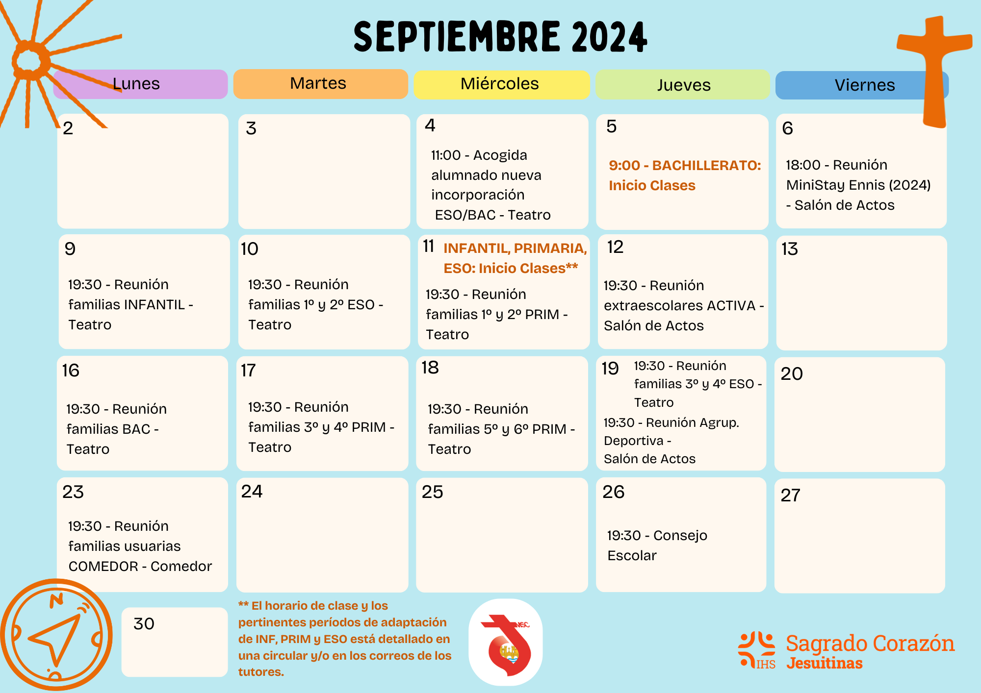 Programación Septiembre 2024