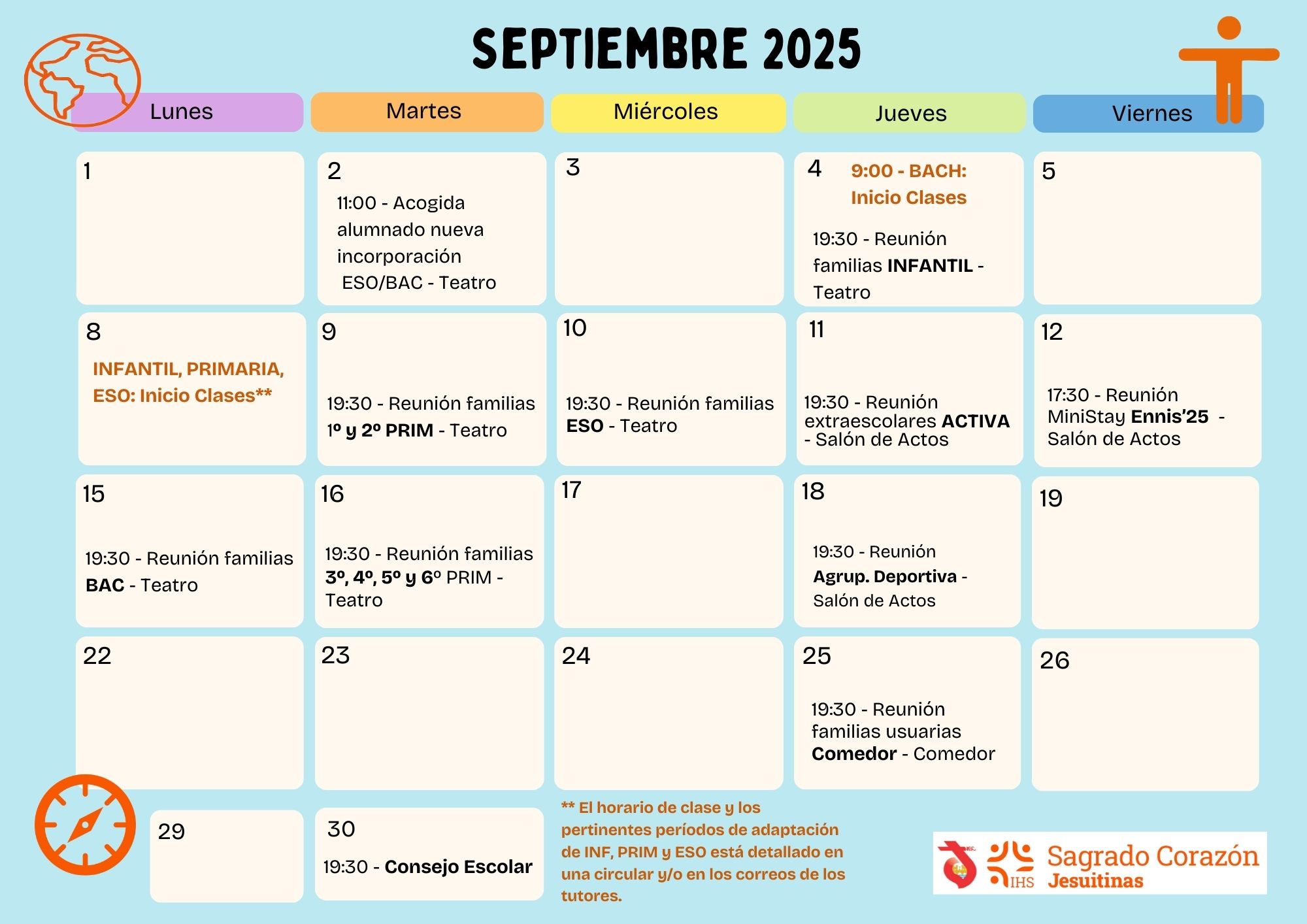 Programación Septiembre 2025